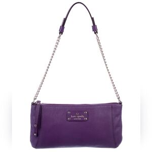 KATE SPADE NEW YORK VIBRANT PURPLE BERKSHIRE ROAD ADELA SHOULDER BAG **EUC